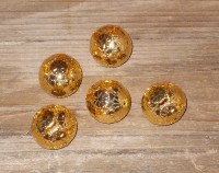 Deko-Kugeln aus Metall gold 2,8 cm 12er-Set